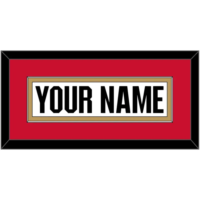 Ottawa Nameplate - Road White (2017-2020) - Single Mat 3