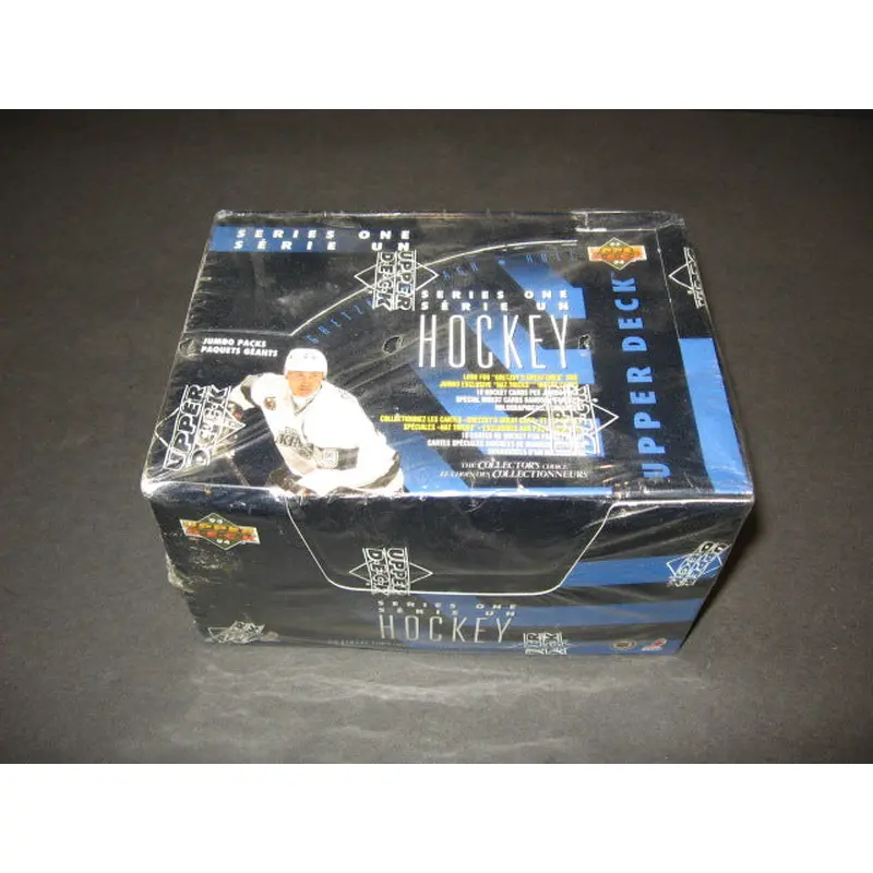 1993/94 Upper Deck Hockey Series 1 Jumbo Box (French) (20/18)