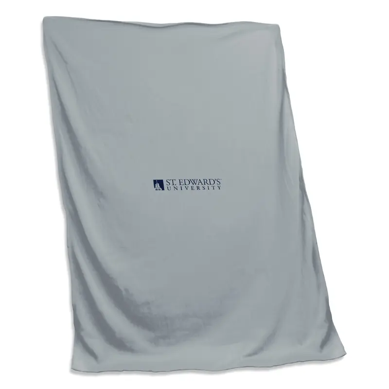 St. Edward's University Gray Screened Sweatshirt Blanket
