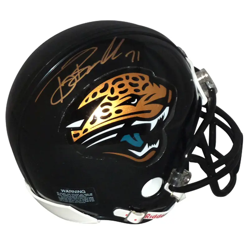 Tony Boselli Autographed Jacksonville Jaguars (Throwback) Mini Helmet