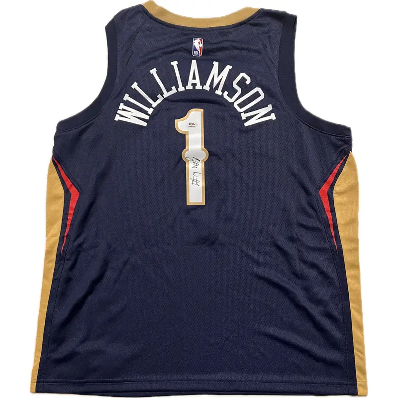 Zion Williamson Signed Jersey PSA/DNA New Orleans Pelicans Autographed