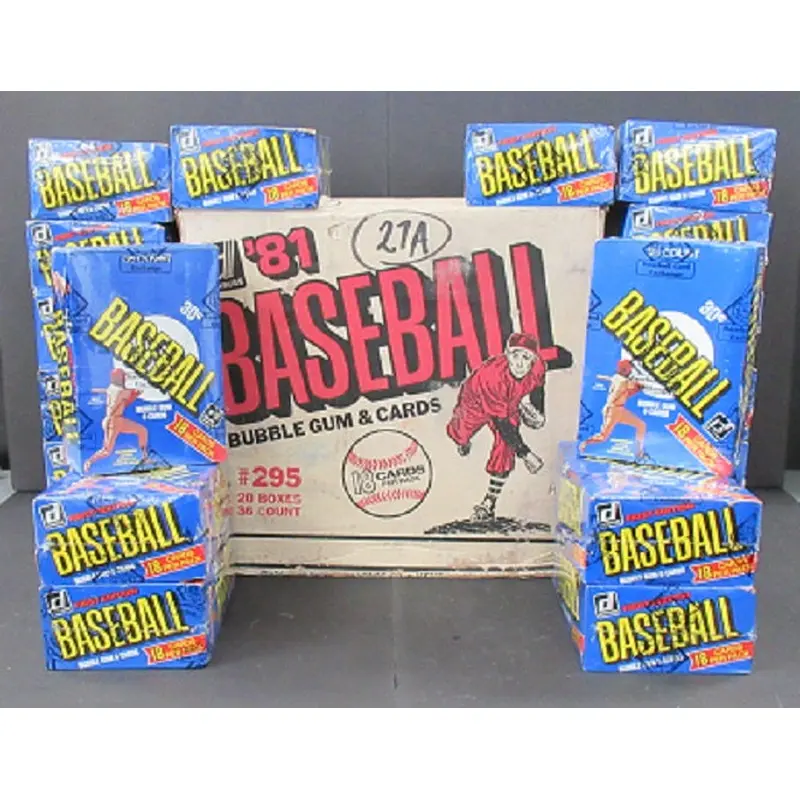 1981 Donruss Baseball Wax Case (20 Box) (BBCE)