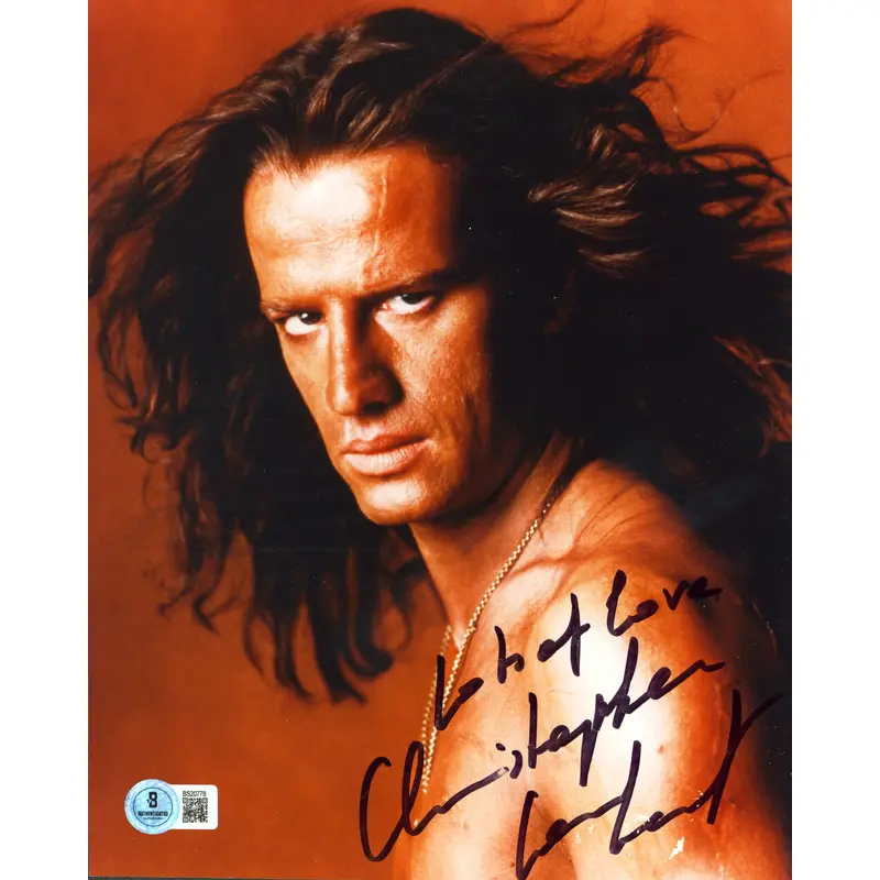 Christopher Lambert Greystoke "Lots Of Love" Signed 8x10 Photo BAS #BS20778