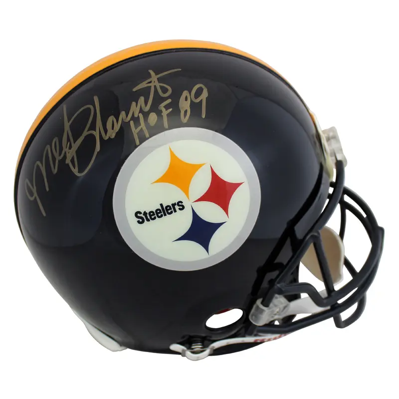 Steelers Mel Blount HOF 89 Authentic Signed Full Size Proline Helmet BAS #Z32509