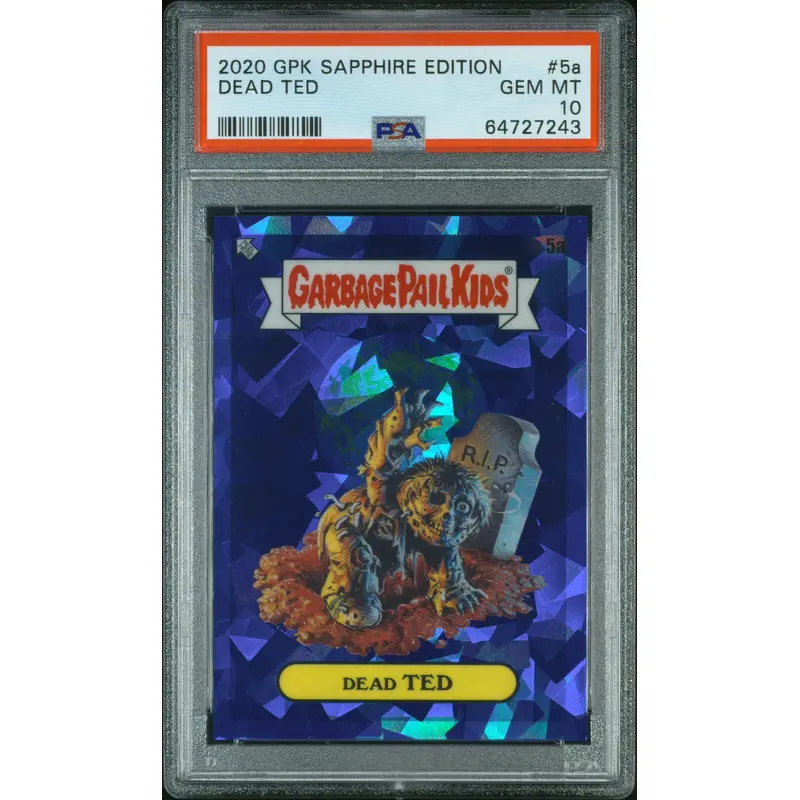 Dead Ted 2020 Topps Garbage Pail Kids Sapphire #5a PSA 10 Gem Mint 7243