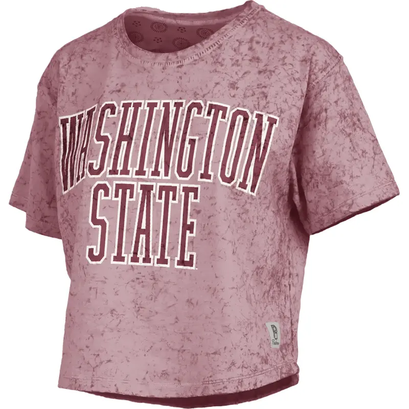 Pressbox Washington State Southlawn Sun Wash Short Sleeve Tee