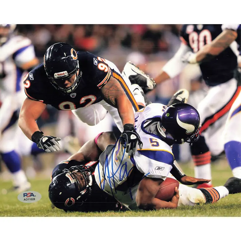 STEPHEN PAEA Signed 8x10 photo PSA/DNA Chicago Bears Autographed