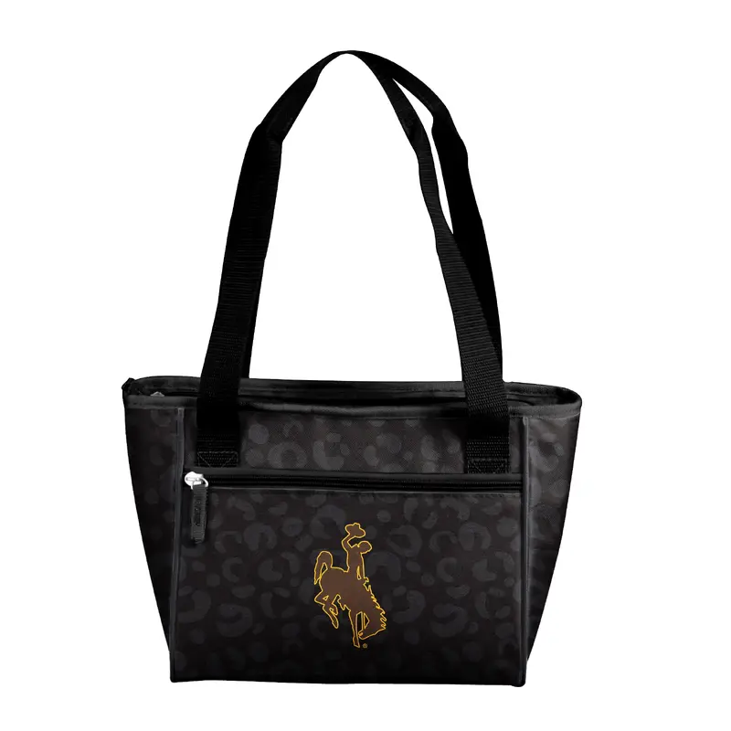 Wyoming Leopard Print 16 Can Cooler Tote