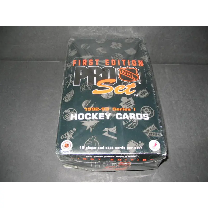 1992/93 Pro Set Hockey Series 1 Box