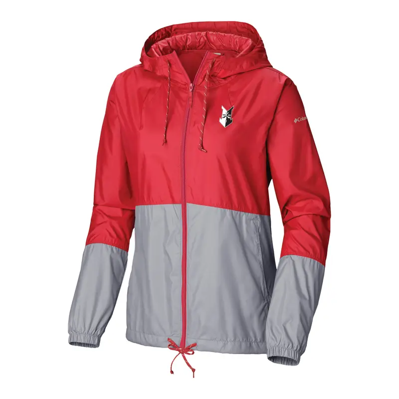 Indianapolis Indians Women's Columbia Red Flash Forward Windbreaker Jacket