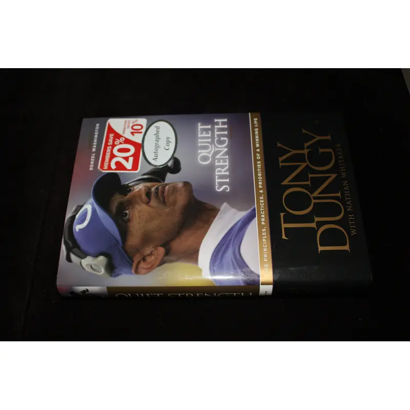 Tony Dungy Quiet Strength Autographed Book