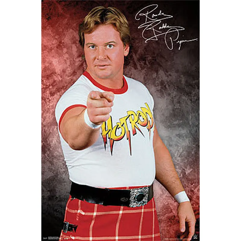 WWE Rowdy Roddy Piper Classic Signature Series Wrestling Poster - Trends International