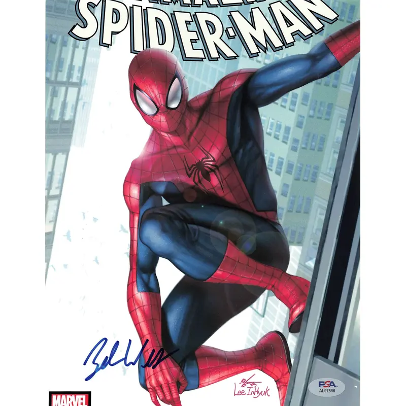 ZEB WELLS signed 8x10 photo PSA/DNA Spiderman Autographed
