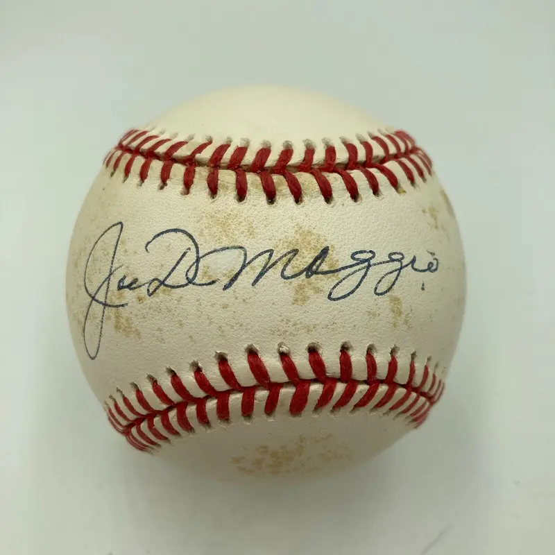 Joe Dimaggio Signed Official American League Baseball JSA COA