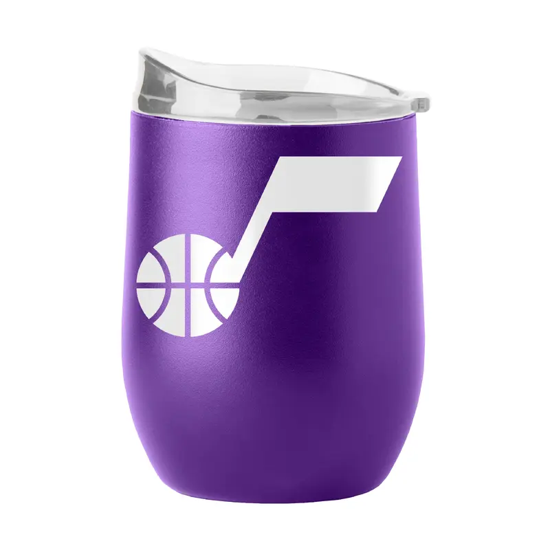 Utah Jazz 16oz Flipside Powder Coat Curved Bev