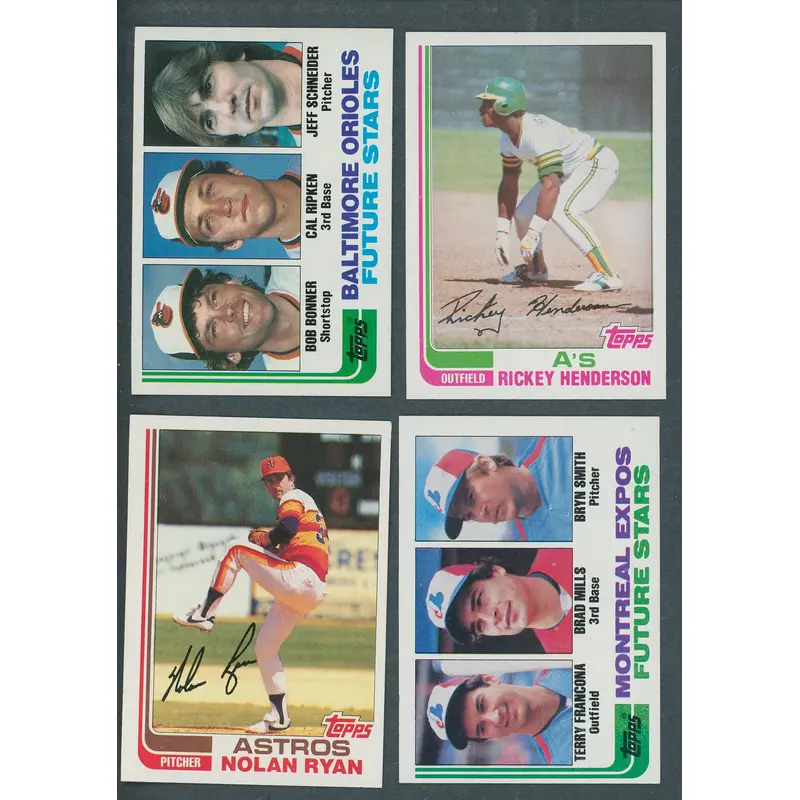 1982 Topps Baseball Complete Set NM NM/MT (792) (23-73)