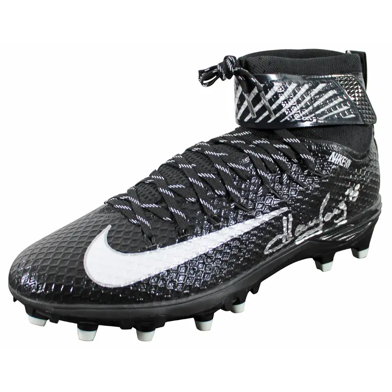Raiders Howie Long Signed Black Nike Lunarbeast Football Left Cleat BAS Witness