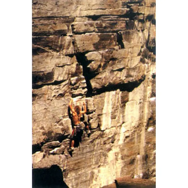 Rock Climbing Action "Climbing the Face" Poster - Nuova
