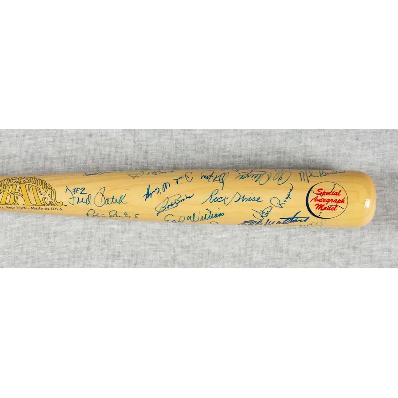 Harmon Killebrew Bob Gibson Hall Of Fame Multi Signed Bat 31 Sigs Beckett COA