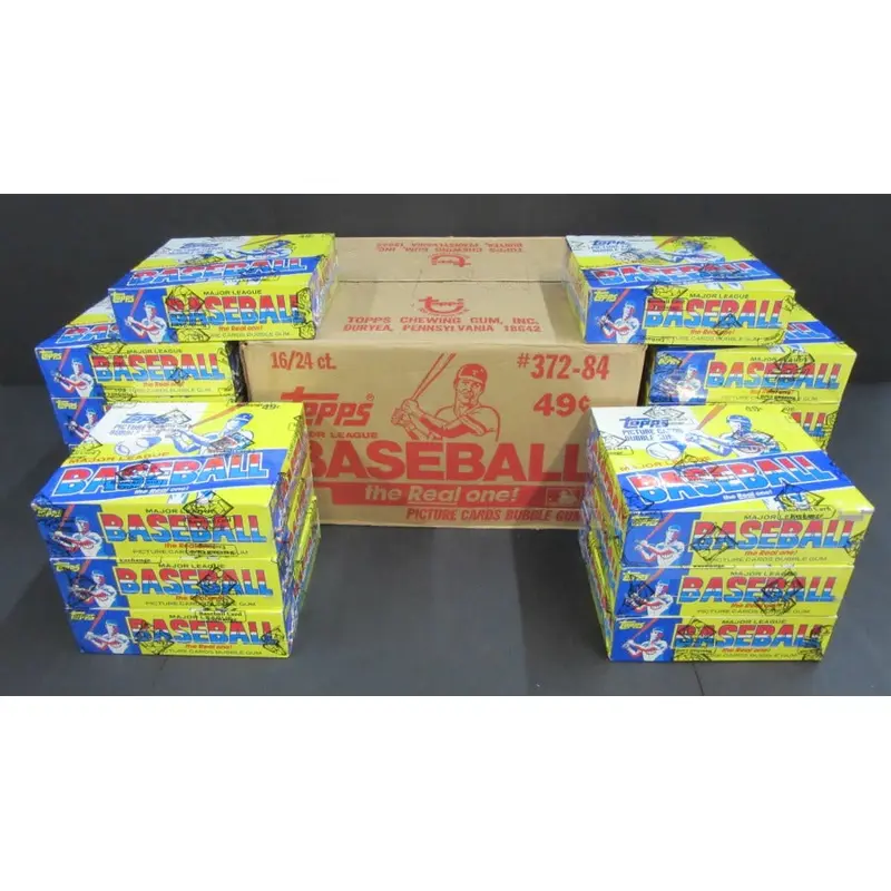 1984 Topps Baseball Cello Case (16 Box) (Authenticate)