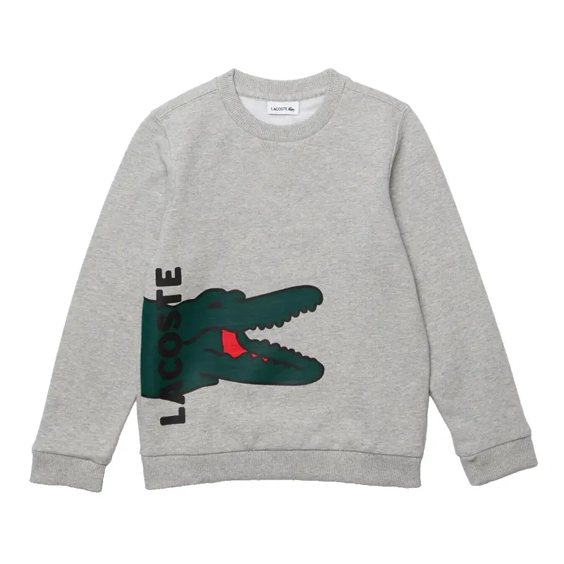 LACOSTE GRAY LACOSTE KIDS SWEATER SJ6828 W9D