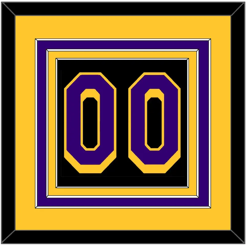 Los Angeles Number - Black Earned (2020-2021) - Triple Mat 2