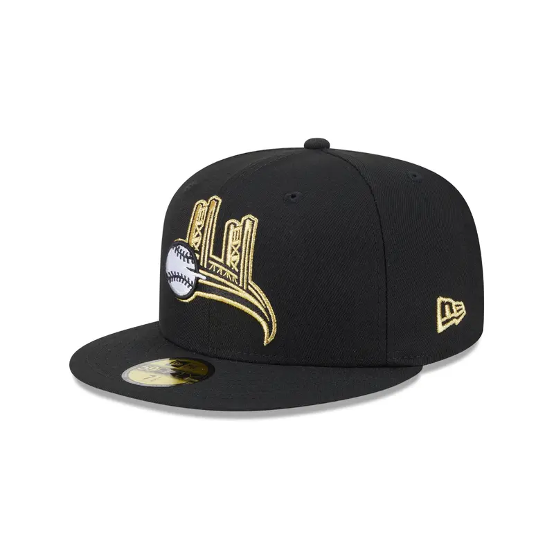 New Era - 59fifty Fitted - MiLB - AC Perf - Sacramento Rivercats - Black