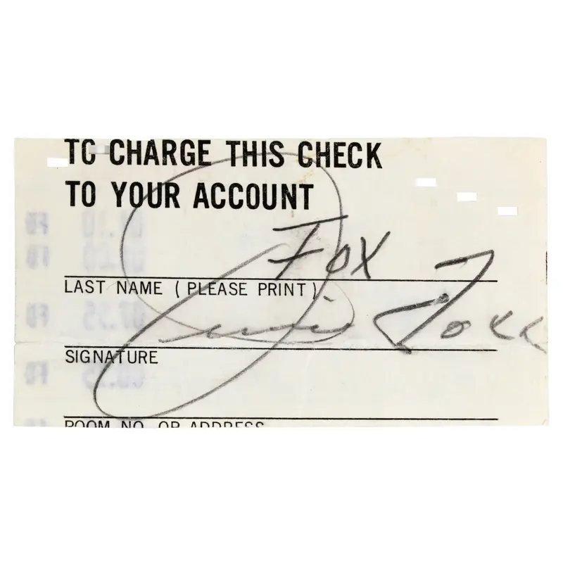 Red Sox Jimmie Foxx Authentic Signed 1.85x3.25 Cut Signature JSA #BB36699