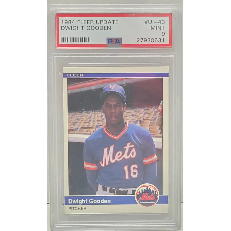 Dwight Gooden 1984 Fleer Update Rookie #U43 PSA 9 Mint
