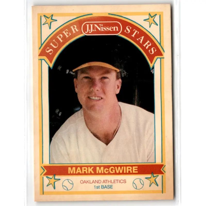 1989 J.J. Nissen Super Stars Mark McGwire #14