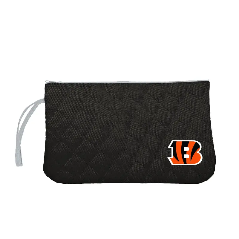 Cincinnati Bengals Quilted Wristlet