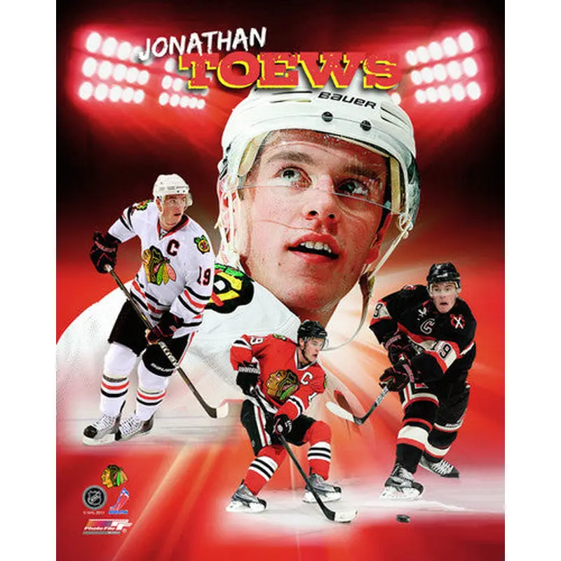 Jonathan Toews "Portrait Plus" Chicago Blackhawks Premium Poster Print - Photofile 16x20