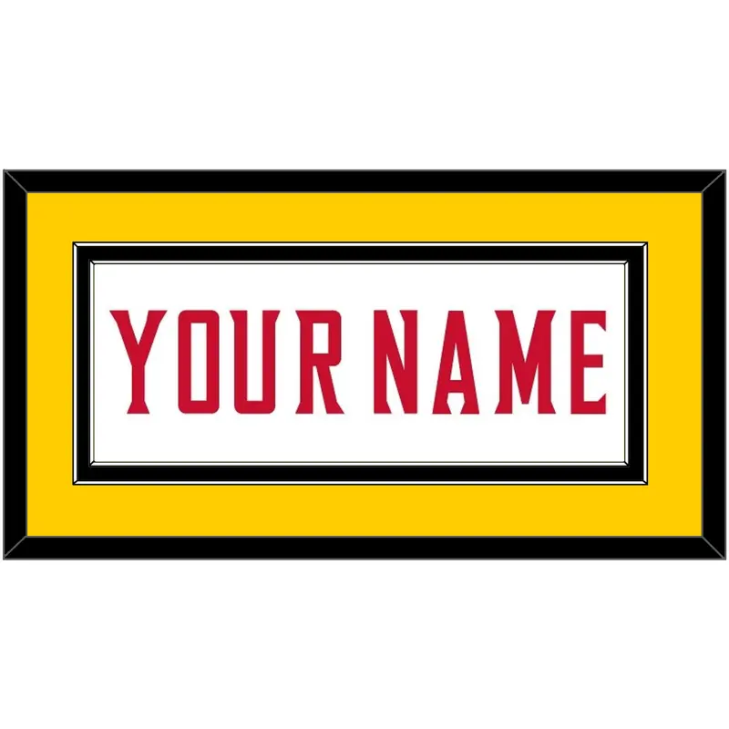 Maryland Basketball Name - Home White (2013-2015) - Double Mat 4
