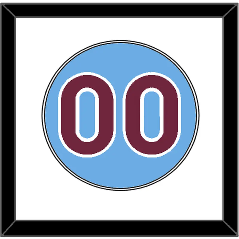 Philadelphia Number - Road Powder Blue (1973-1986) - Single Mat 1