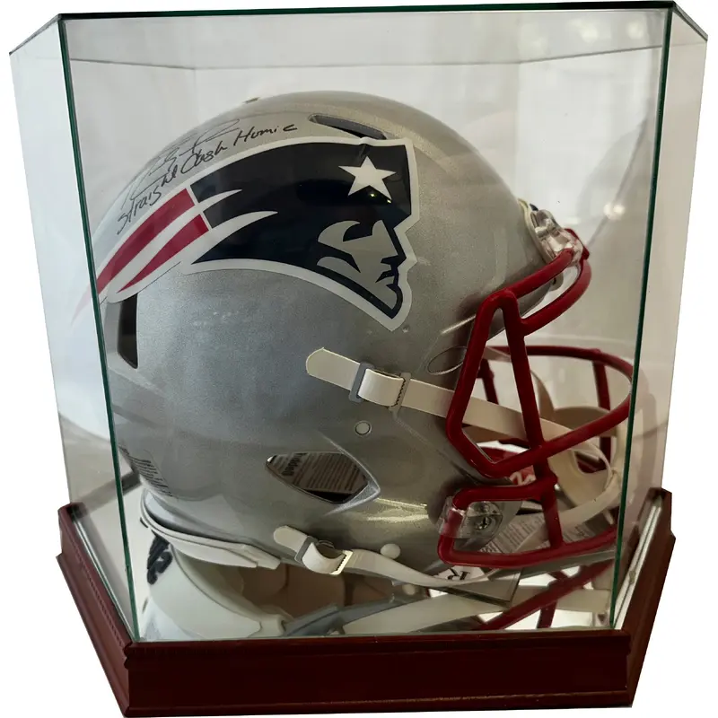 Randy Moss Autographed Replica Helmet - Beckett COA