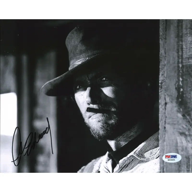 Clint Eastwood The Good, the Bad and the Ugly Signed 8x10 Photo PSA/DNA #X03431