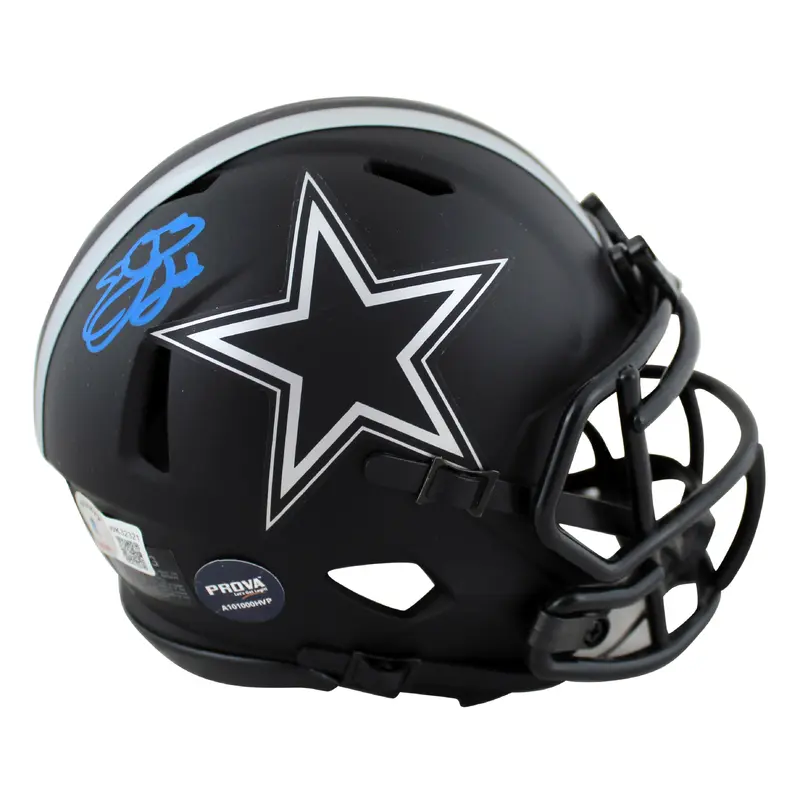 Cowboys Emmitt Smith Authentic Signed Eclipse Mini Helmet BAS Witnessed