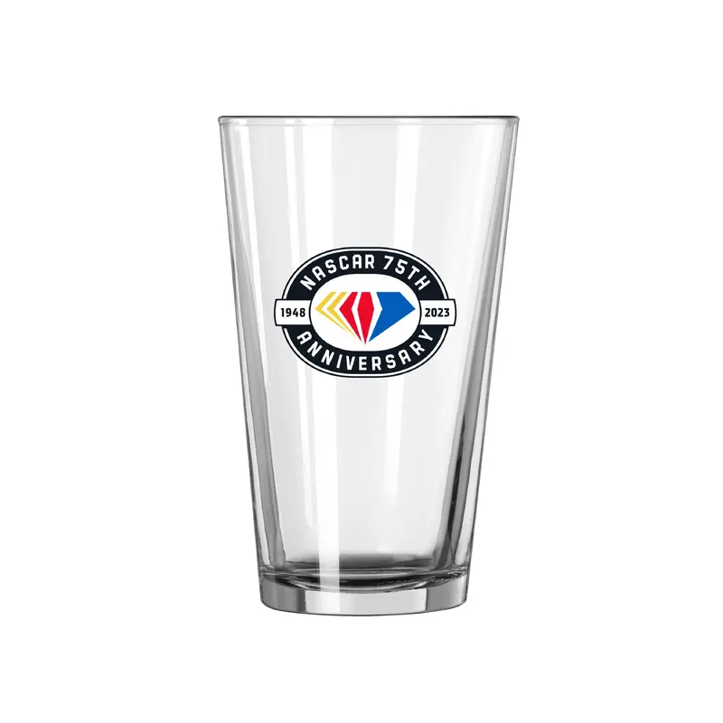 Nascar 75TH Anniversary 16oz Pint Glass