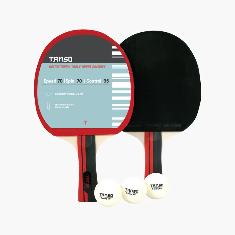 TT RACKET SET Table Tennis Paddle Tanso | Kibi Sports