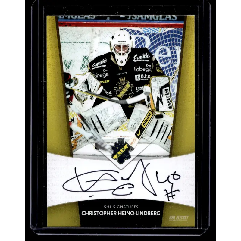 2010-11 SHL Signatures - Christopher Heino-Lindberg