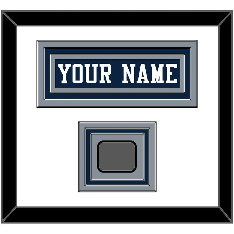 Dallas Nameplate & Super Bowl Jersey Patch - Blue Jersey - Triple Mat 1