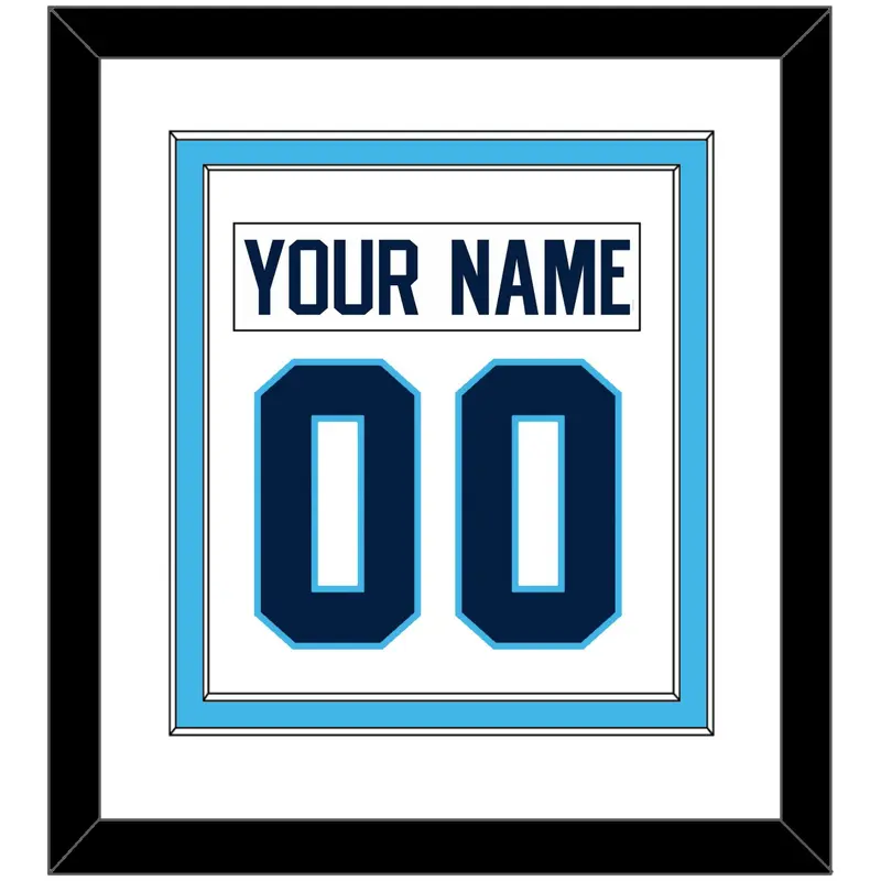 Pittsburgh Nameplate & Number (Back) Combined - Home White (1970-1972) - Double Mat 1