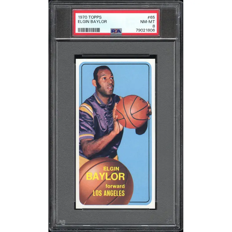 Elgin Baylor 1970 Topps #65 PSA 8 NM-Mint