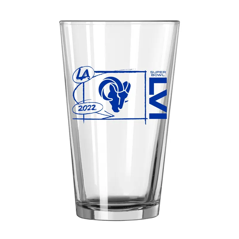 LA Rams 16oz SB Bound Pint Glass
