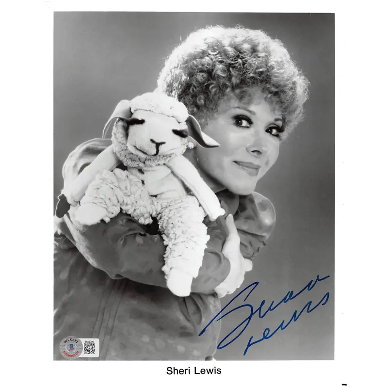 Shari Lewis Lamb Chop's Play-Along Authentic Signed 8x10 Photo BAS #BK03799