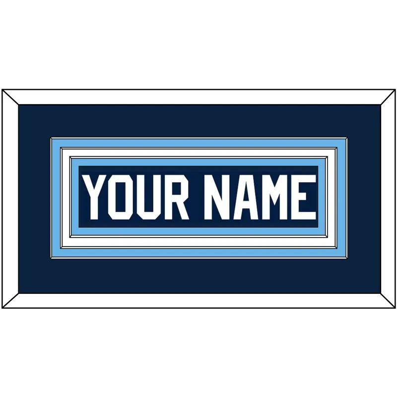 Maine Hockey Nameplate - Road Navy Blue (1993-1994) - Triple Mat 1
