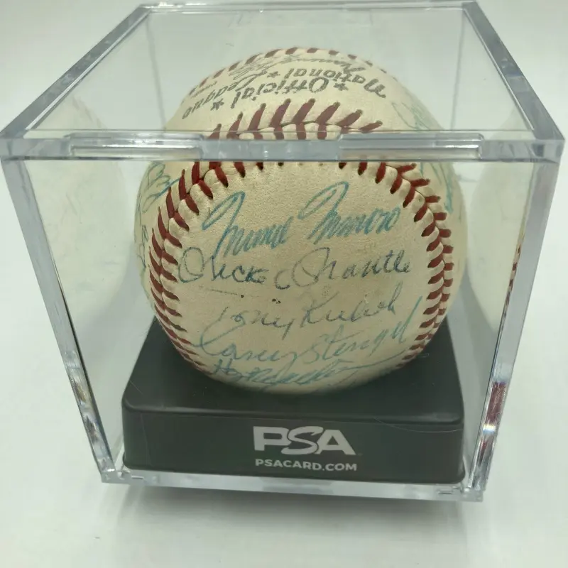 1959 All Star Game Team Signed Baseball Mickey Mantle Maris Ted Williams PSA DNA