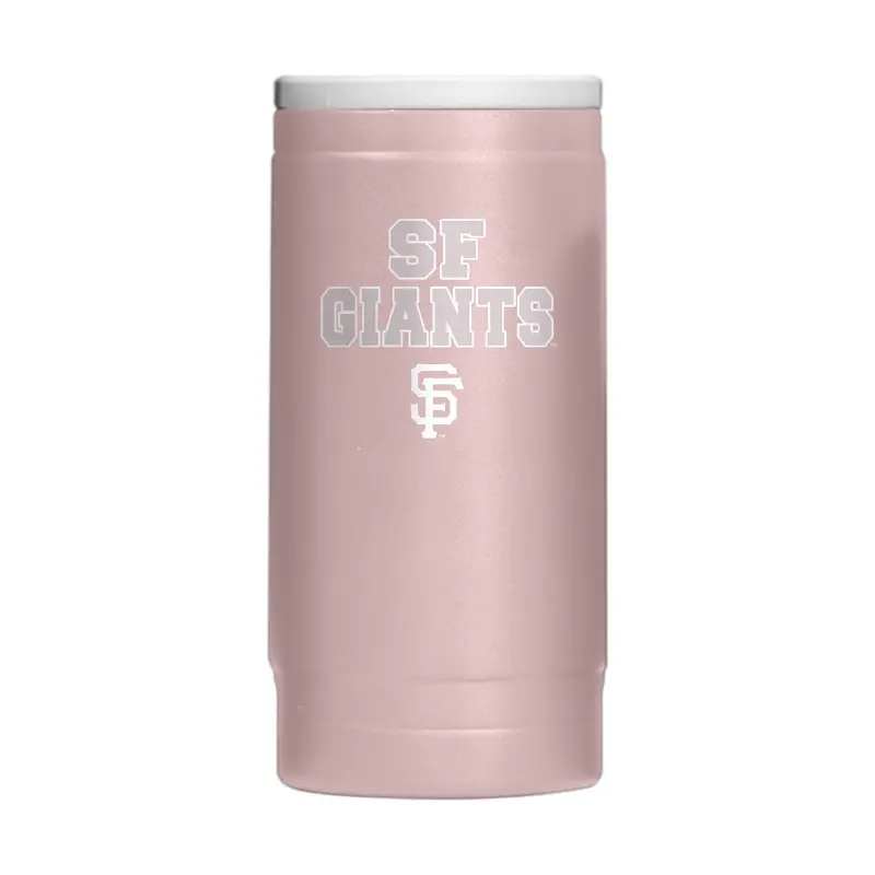 San Francisco Giants Stencil Powder Coat Slim Can Coolie