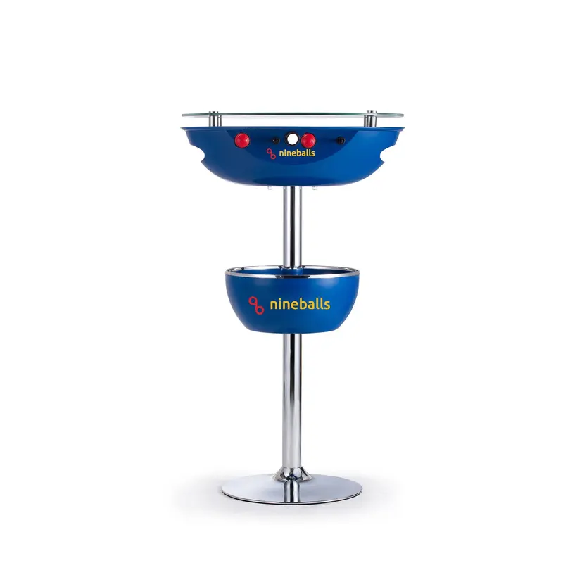 9Balls India | 2 in 1 Party Foosball Table - Blue | KIBI Sports