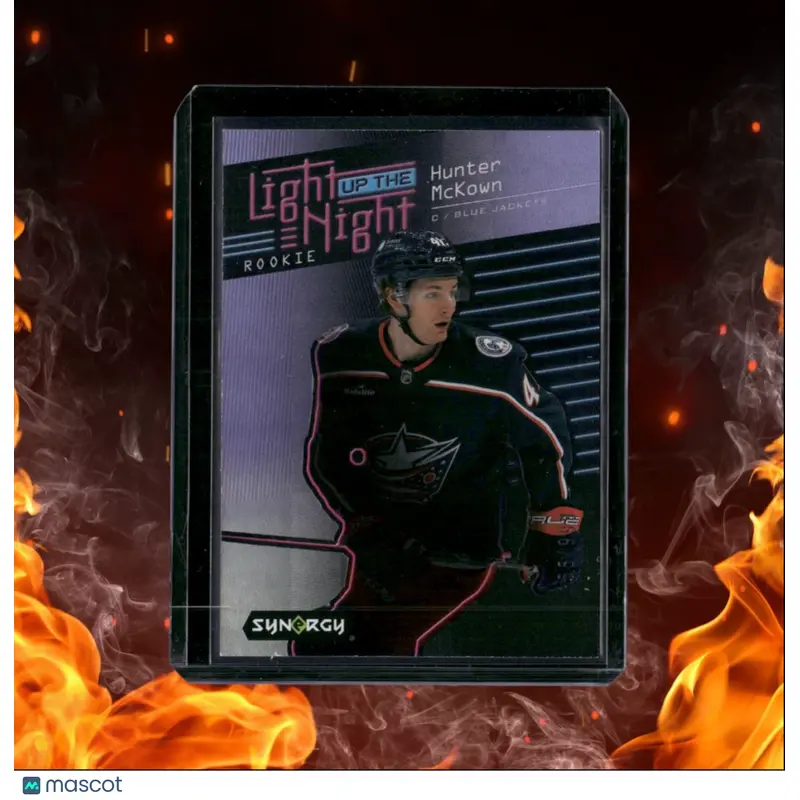 2023-24 Upper Deck Synergy Hunter McKown Light Up the Night Rookie 155/999